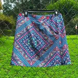 EP PRO WOMENS GOLFING ATHLETIC SKORT SIZE 2 COLOR MIX PAISLEY